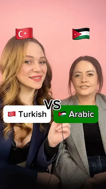 Turkish vs Arabic 🇹🇷🤍🇯🇴Which language should I do next? #turkish #arabic #languages #türkçe — unknown