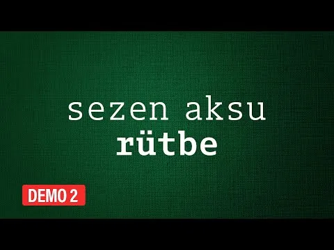 Rütbe (Lyrics — Sezen Aksu