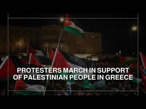 Support of Palestinian people in Greece — Roya News English