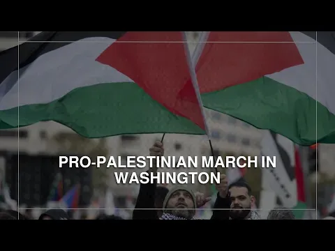 Pro-Palestinian march in Washington — Roya News English