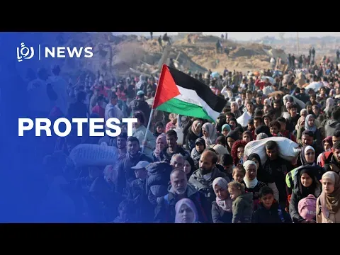 Protesters reject Trump’s plan to relocate Palestinians — Roya News English