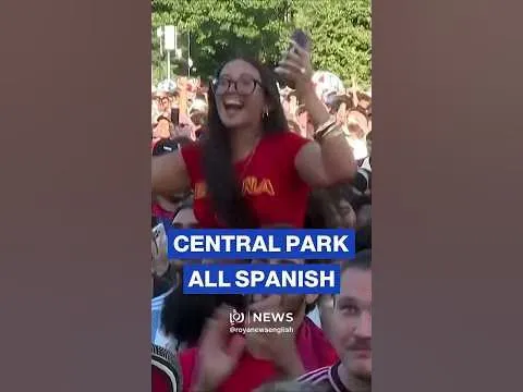 Spain fans erupt in NY Central Park for World Cup celebrations — Roya News English