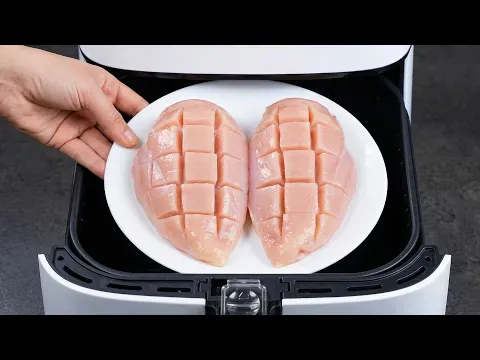 I Put Raw Chicken in the Air Fryer… and It Came Out PERFECT — Heart Cook
