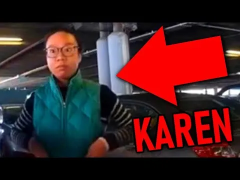 Karen Runs In Front Of Car To Block A Parking Spot… — enigma
