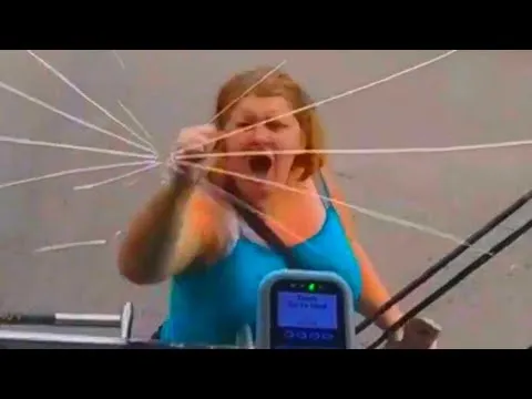 Insane Karen Smashes Bus Window And Runs Away — enigma