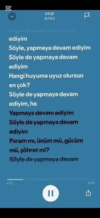Uyuz (şarkı sözleri) — Blok3