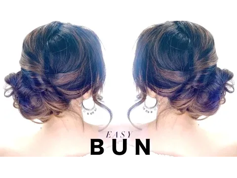 3-Minute Elegant SIDE BUN Hairstyle ★ EASY Summer Updo HAIRSTYLES — MakeupWearables Hairstyles