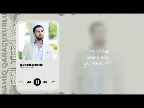 Geci-tezi var — Namiq Qaraçuxurlu