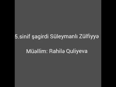 Dəli bir ağlamaq keçir könlümdən 5 ci sinif Zülfiyyə — Ukendt